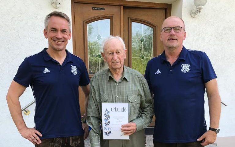 75 Jahre Mitglied Beim Fc Teisbach • Fc Teisbach 1921 Ev